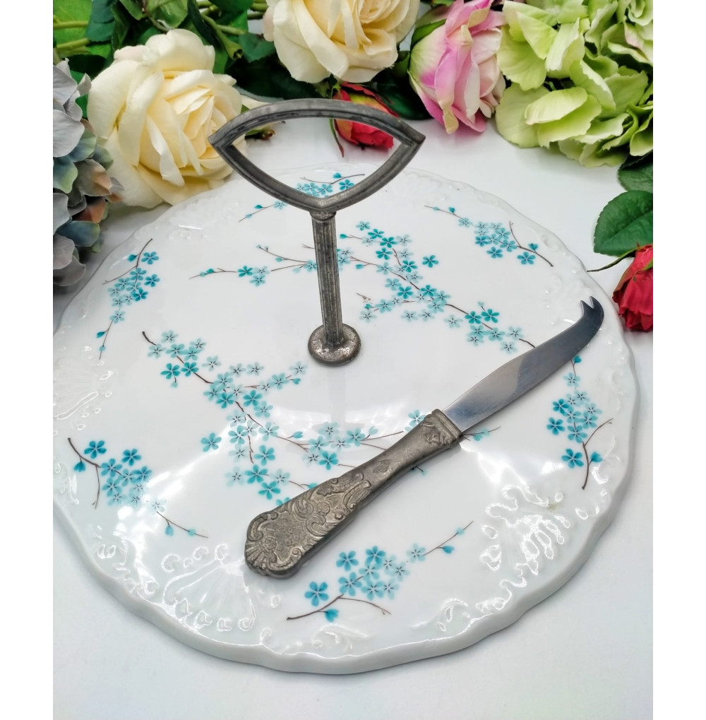 Quesera de porcelana