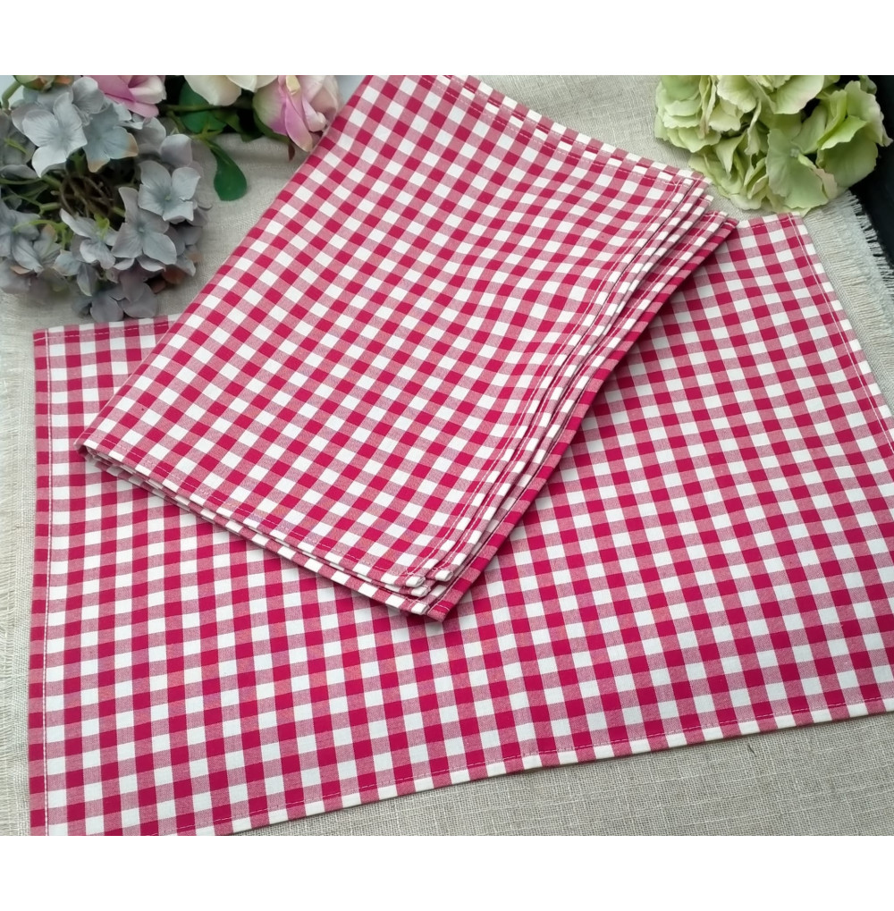 Individual cuadros rojos