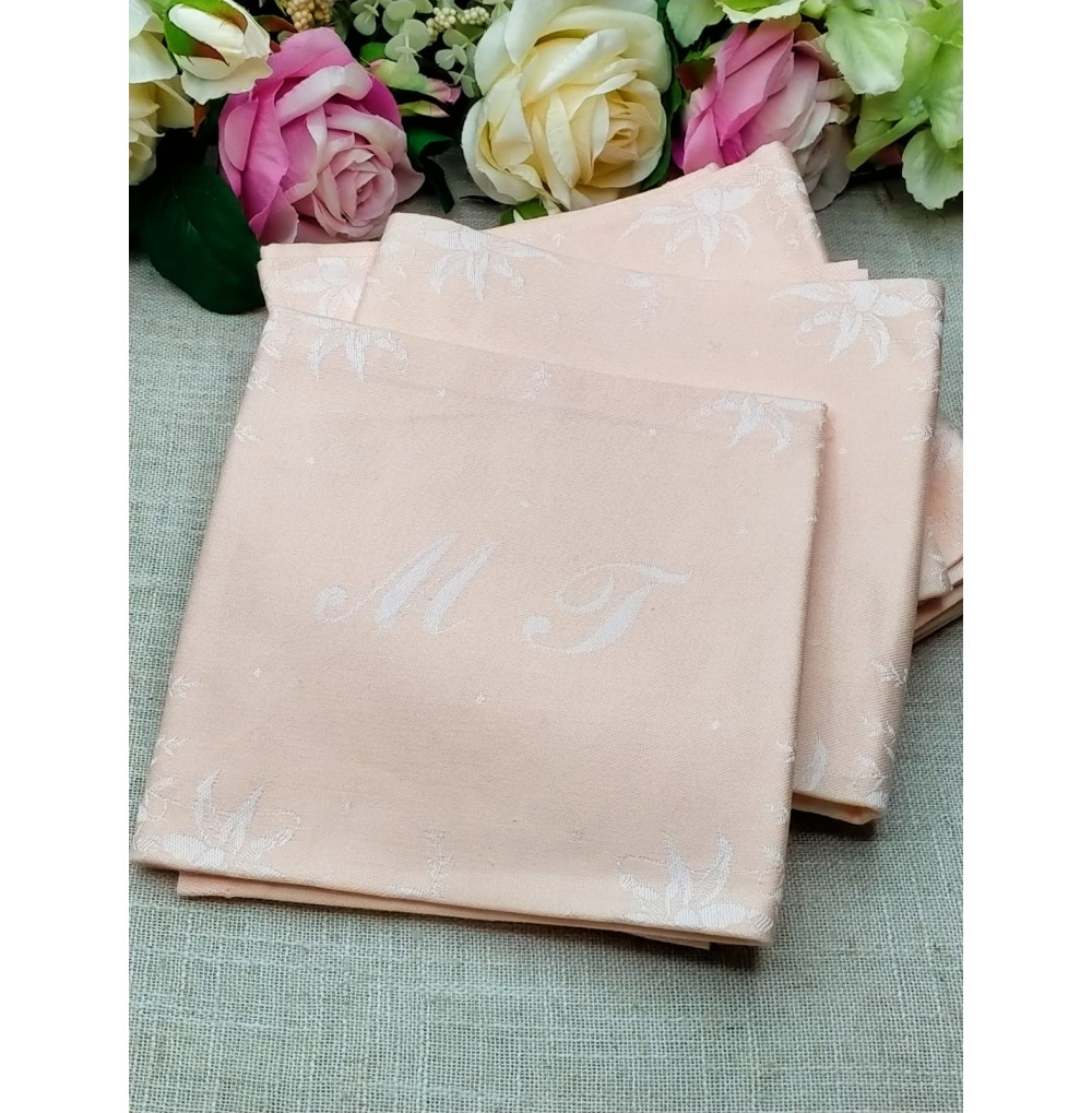 Servilletas salmón francesas