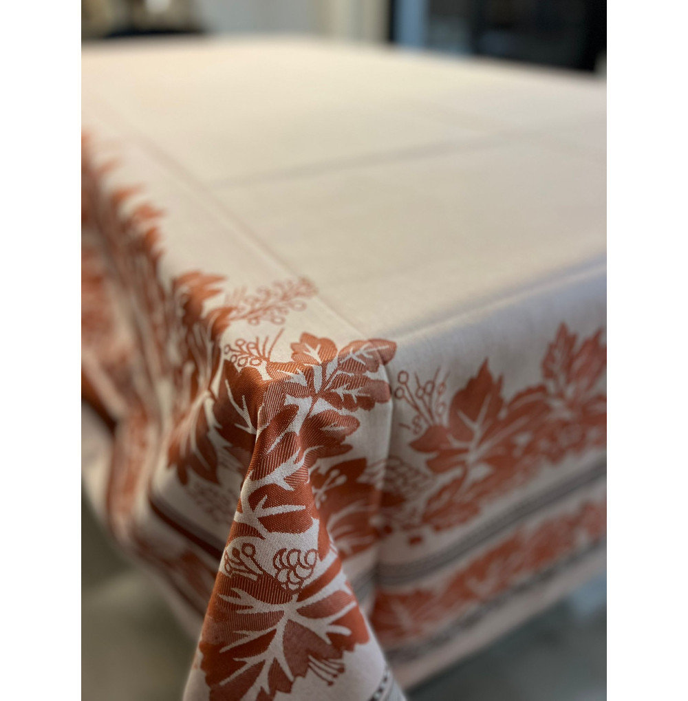 Mantel algodón greca...