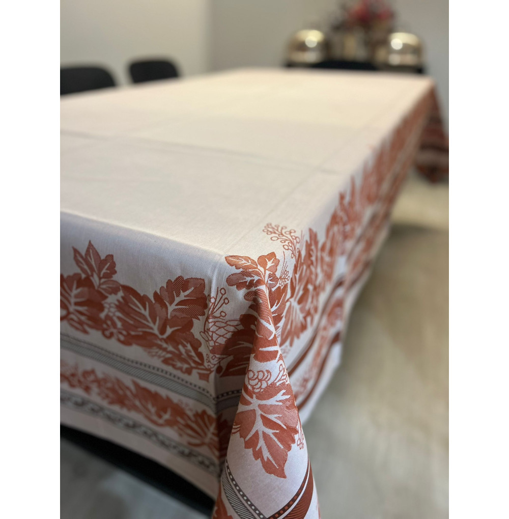 Mantel GRECA NARANJA 4m