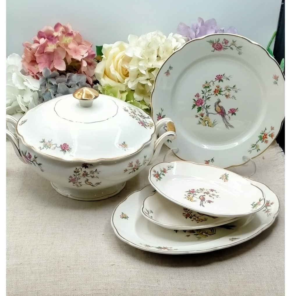 Vajilla AVE DEL PARAÍSO...