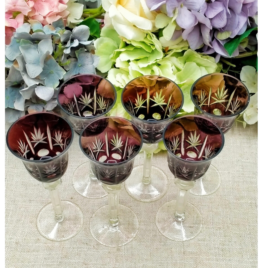 Set de 6 copitas de licor