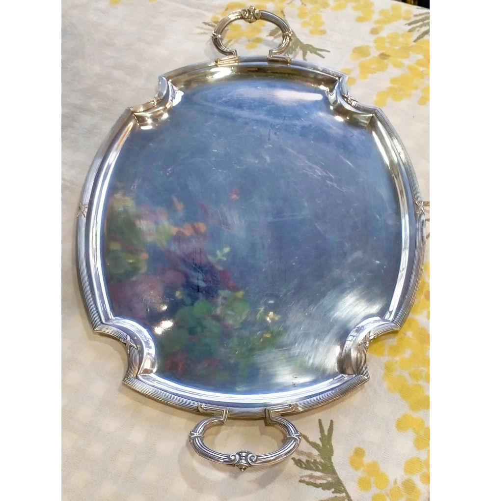 Bandeja alpaca plateada
