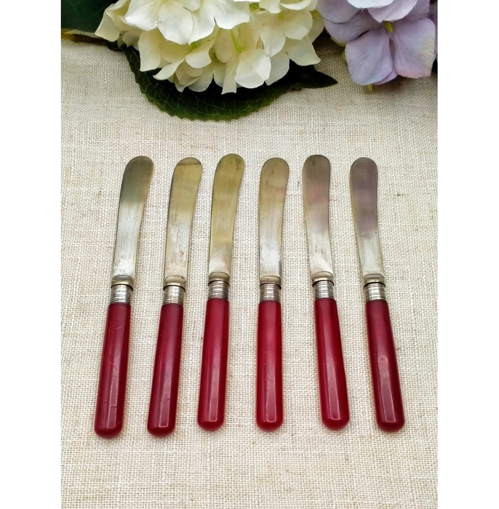Set cuchillos paté burdeos