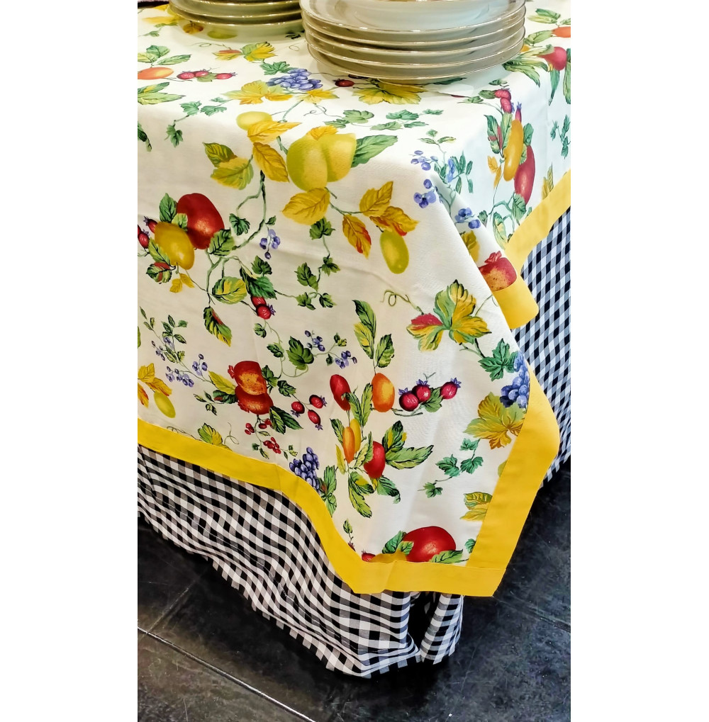 Mantel GRECA AMARILLA 4m