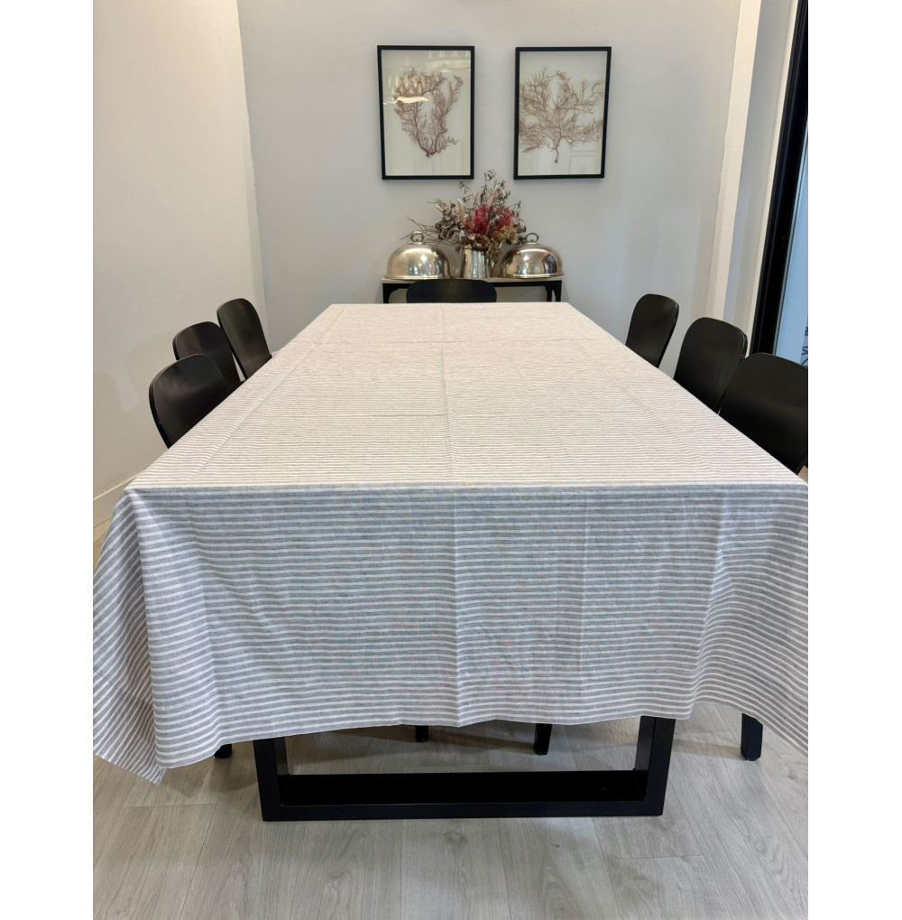 Mantel lino rayas 3m