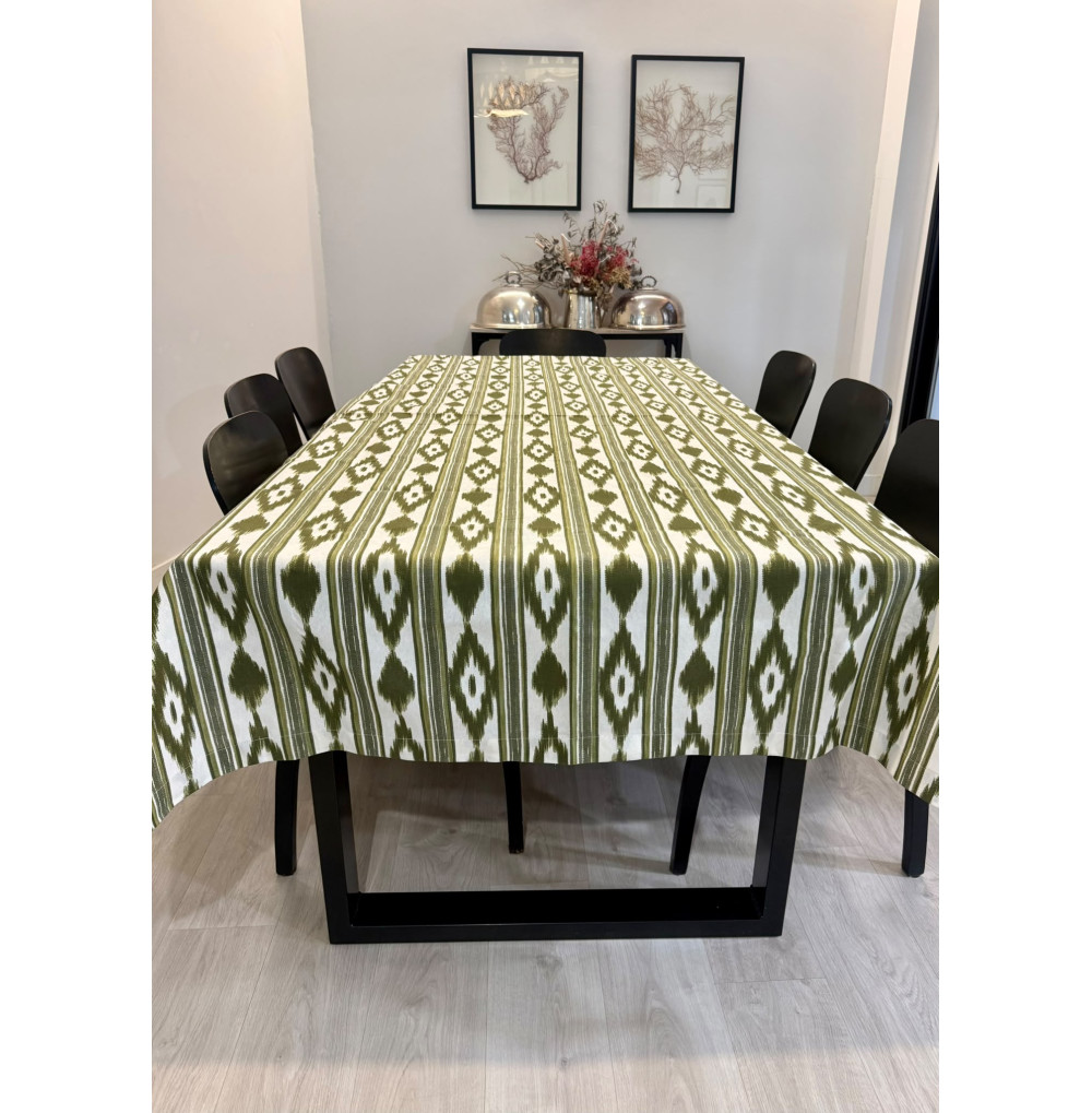 Mantel ikat verde 2,50m