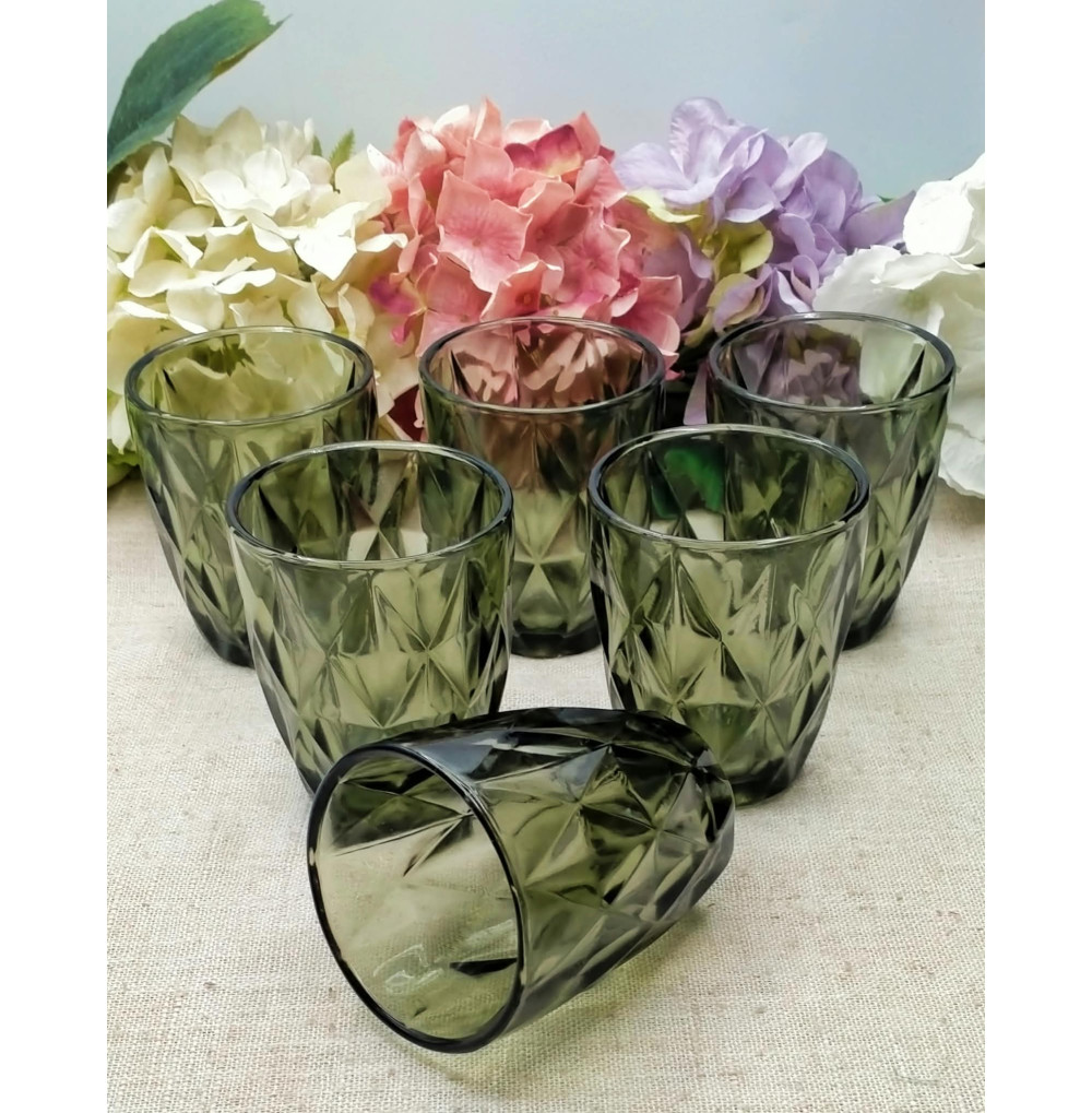 Verde vaso rombo