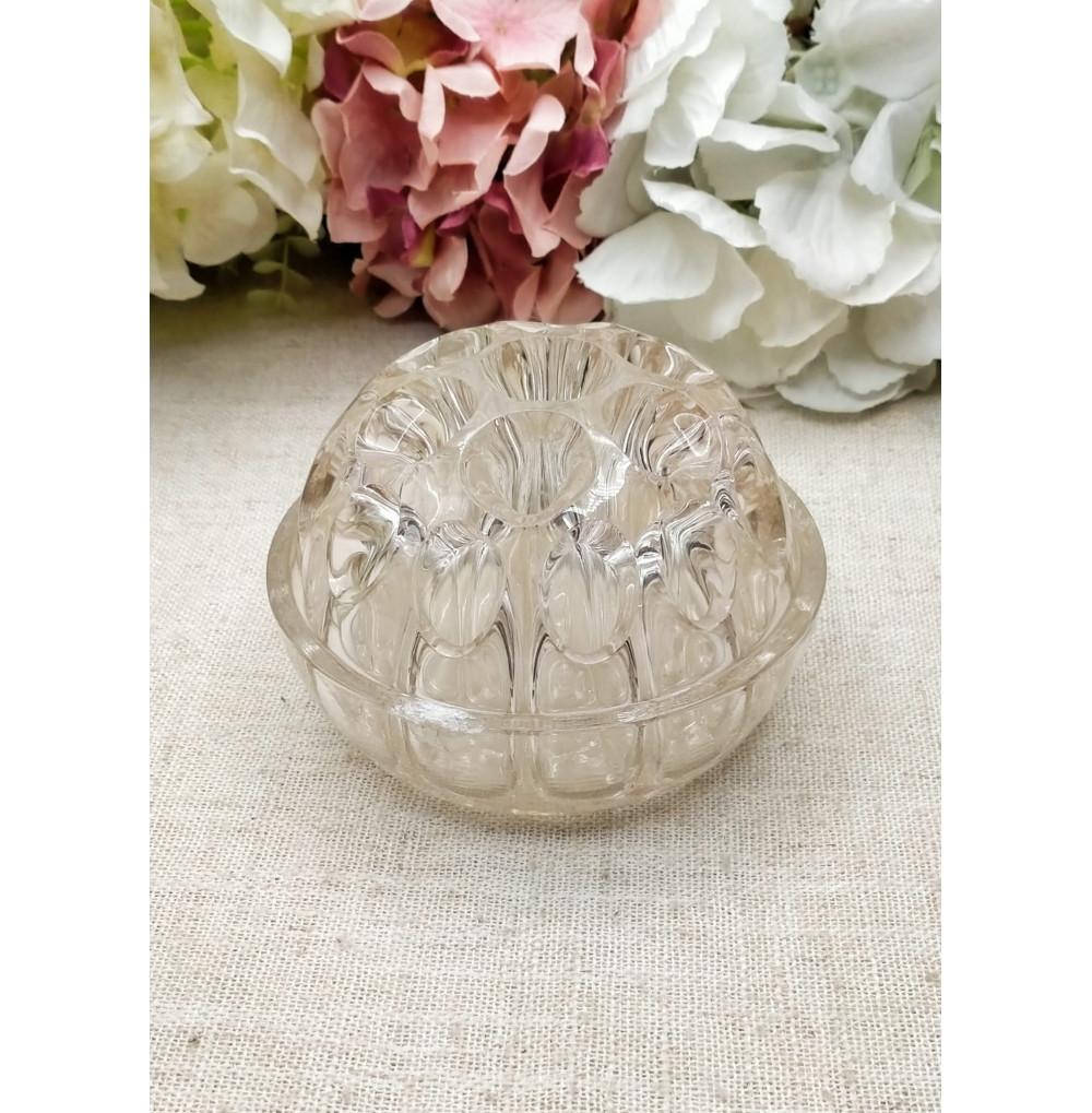Florero cristal francés