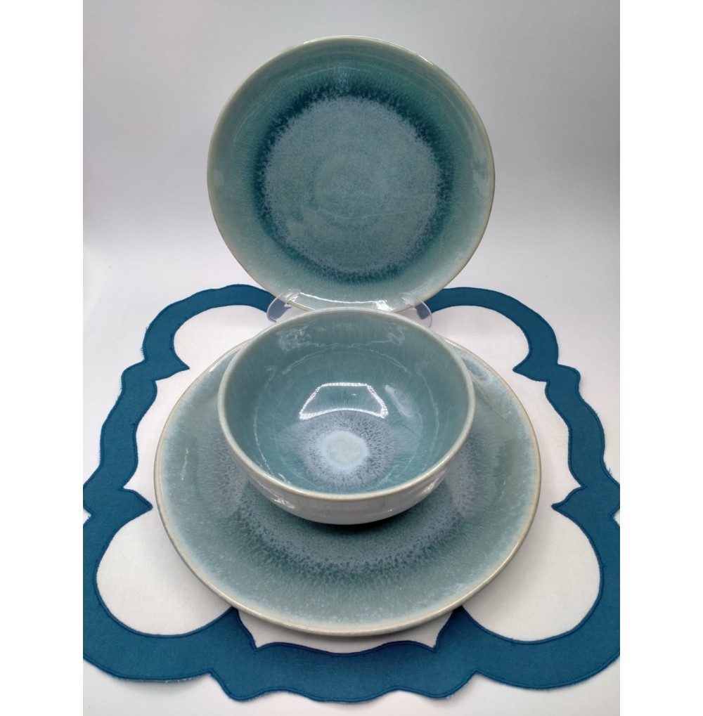 Vajilla cerámica Azul (20...