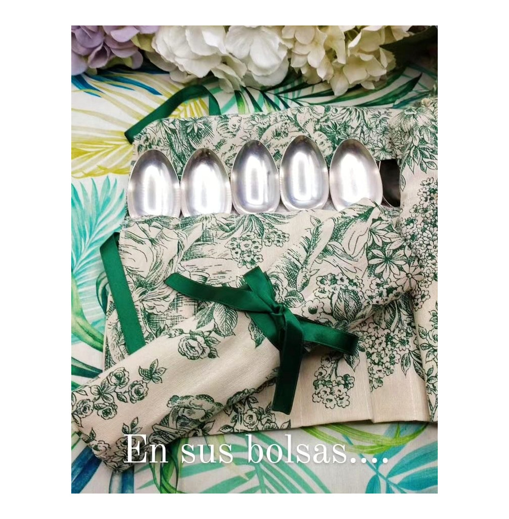 Funda cubiertos toile de jouy