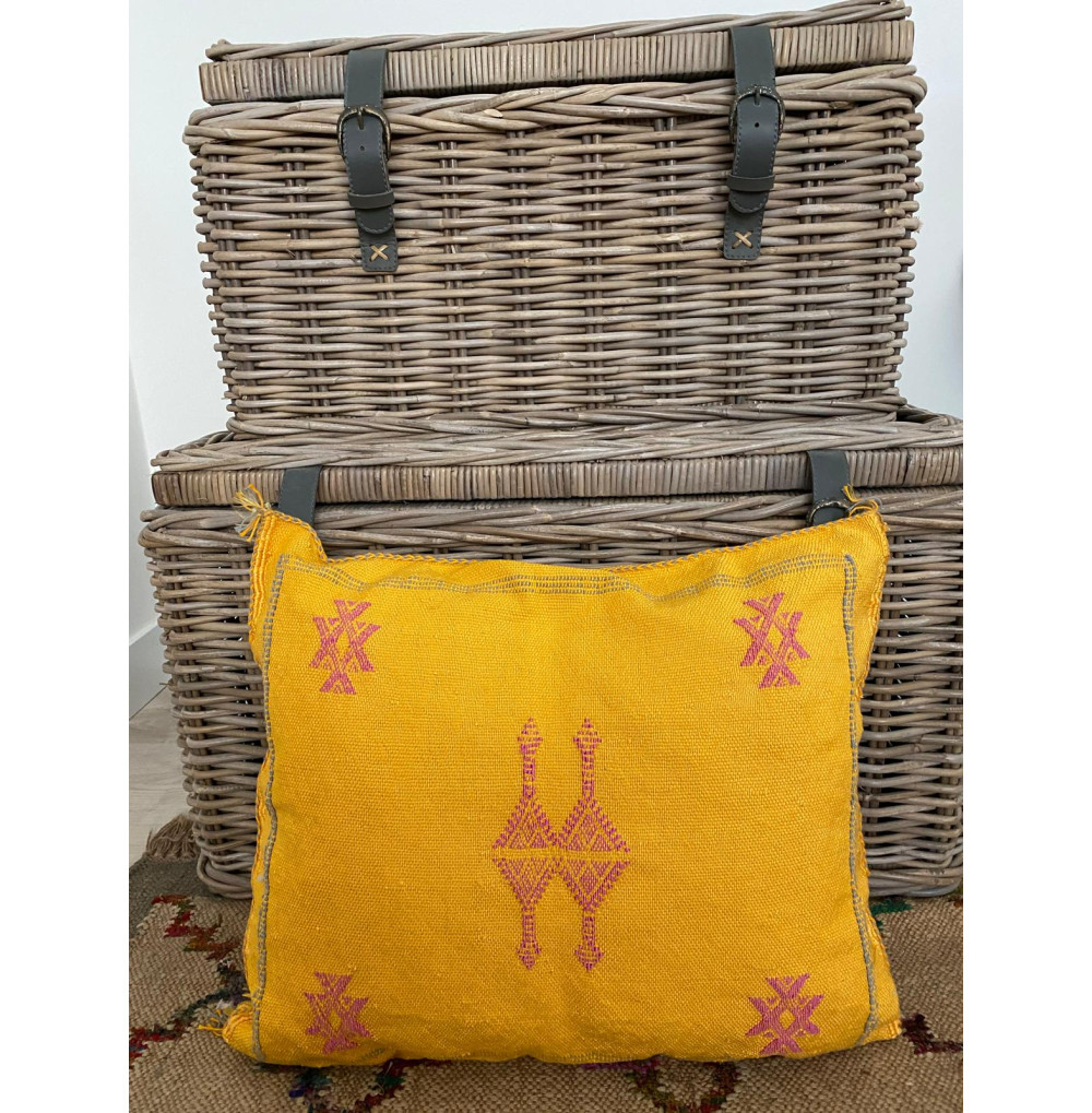 Cojín de sabra amarillo