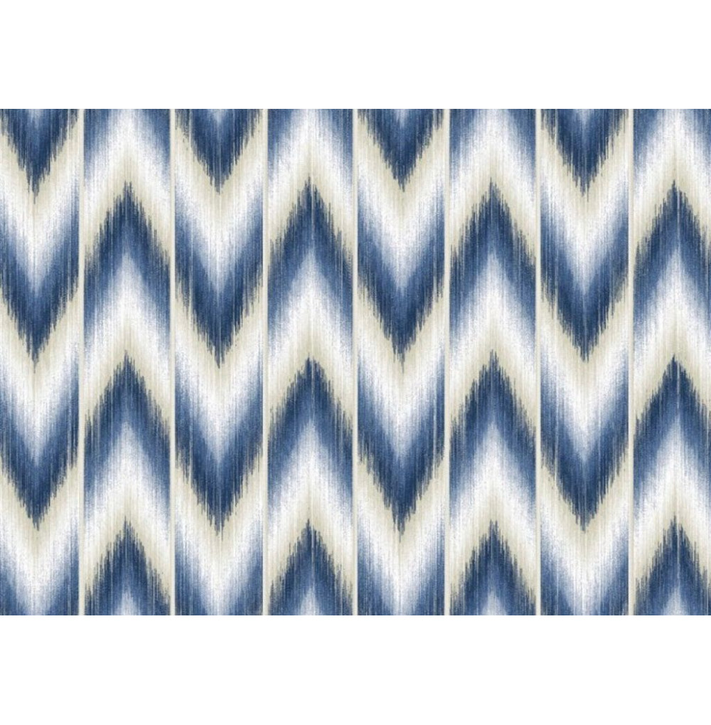 Mantel resinado ikat azul