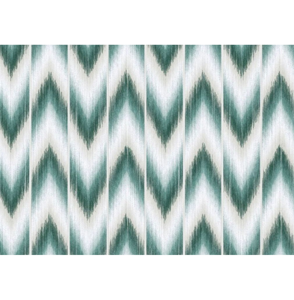 Mantel resinado ikat verde