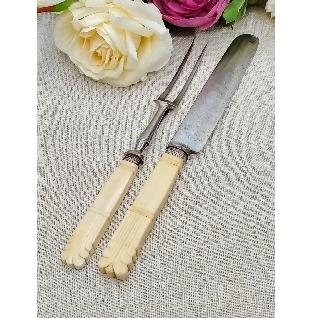 Servicios trinchantes hueso