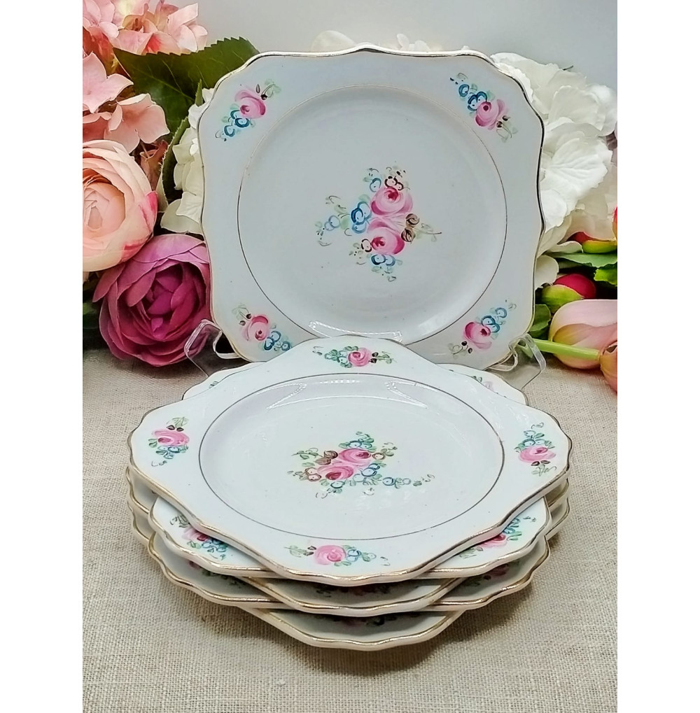 Set de 6 platitos ingleses