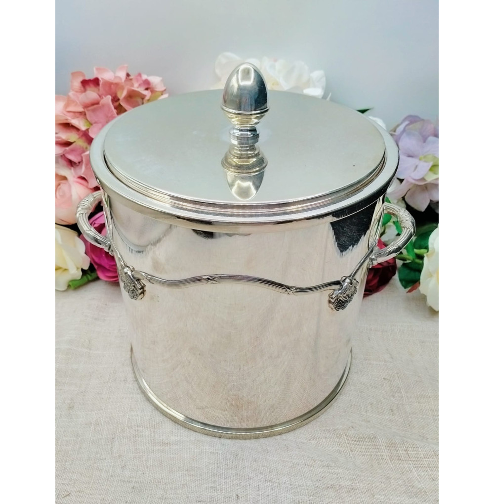 Hielera alpaca plateada