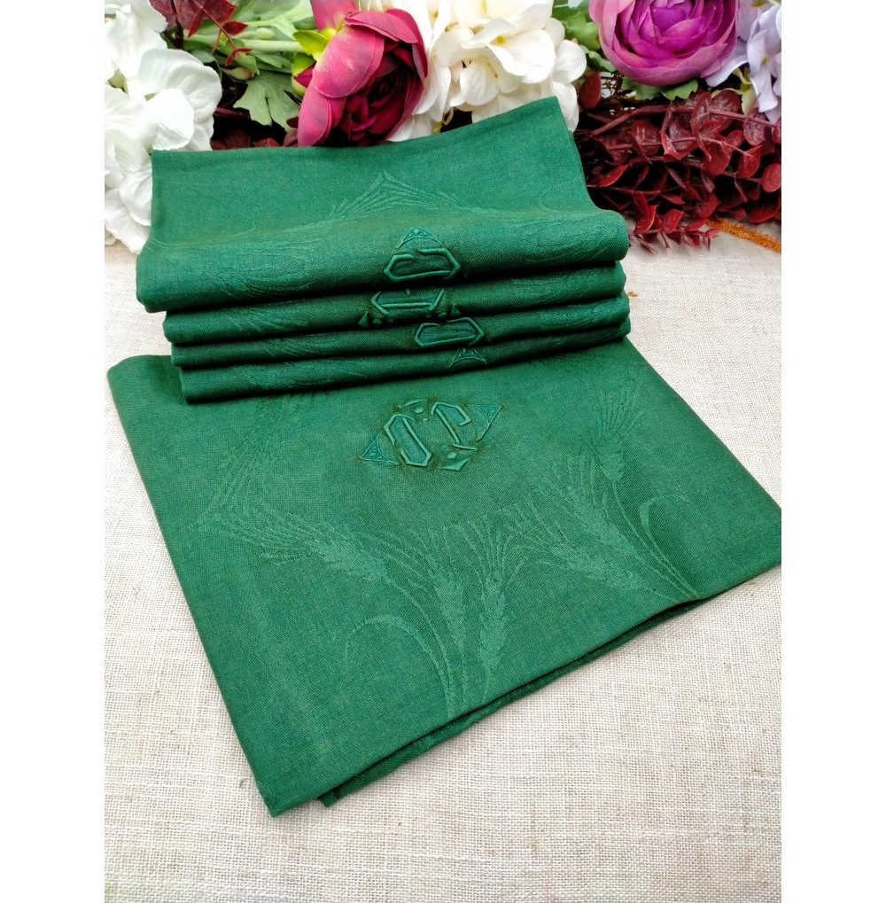 Servilleta francesa verde...