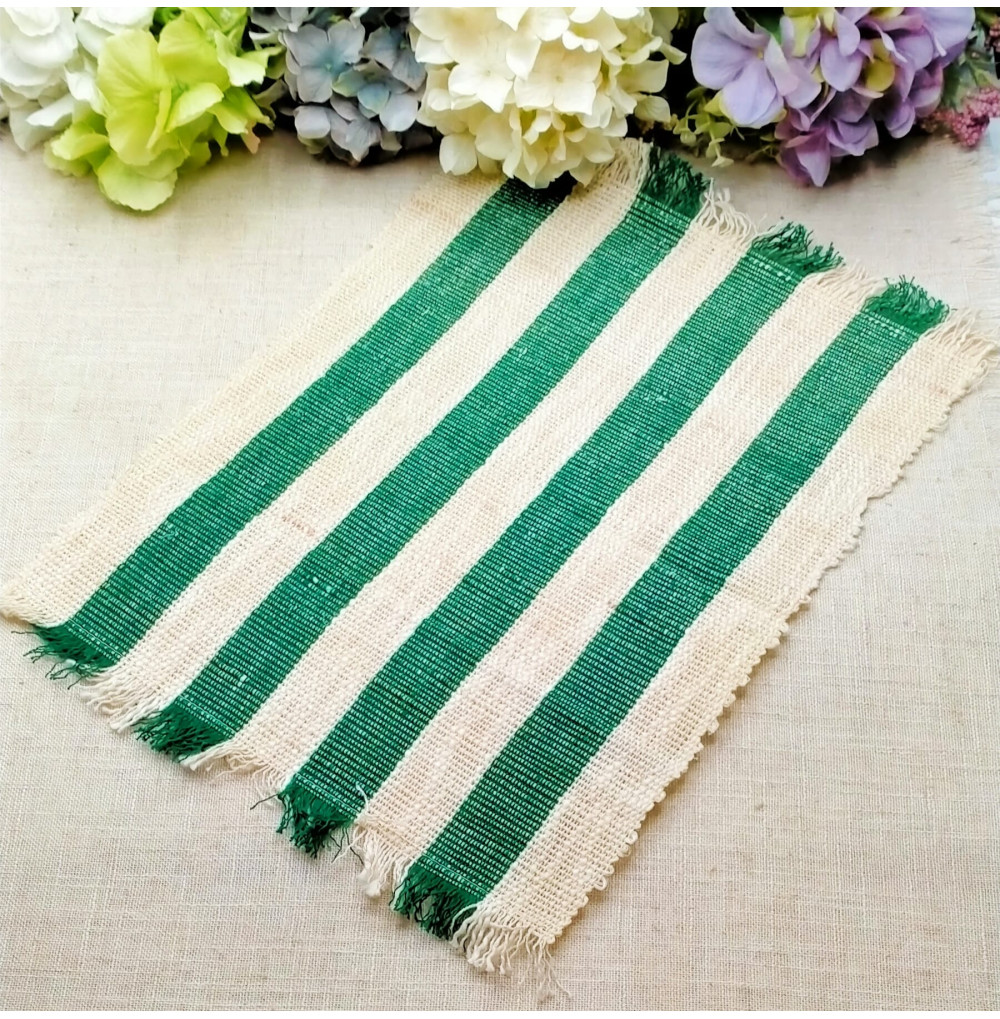 Individuales verdes