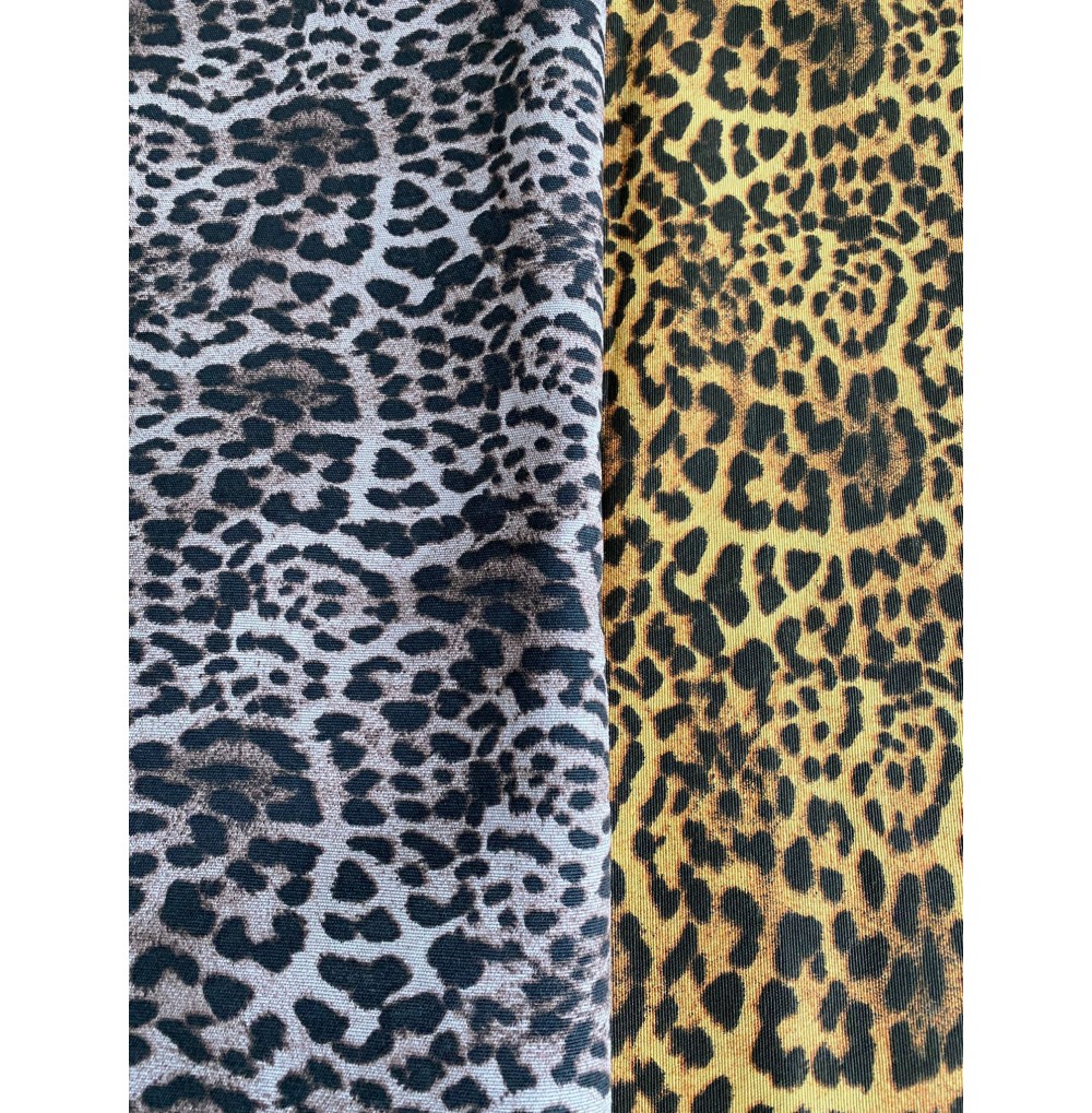 Tela retal animal print...