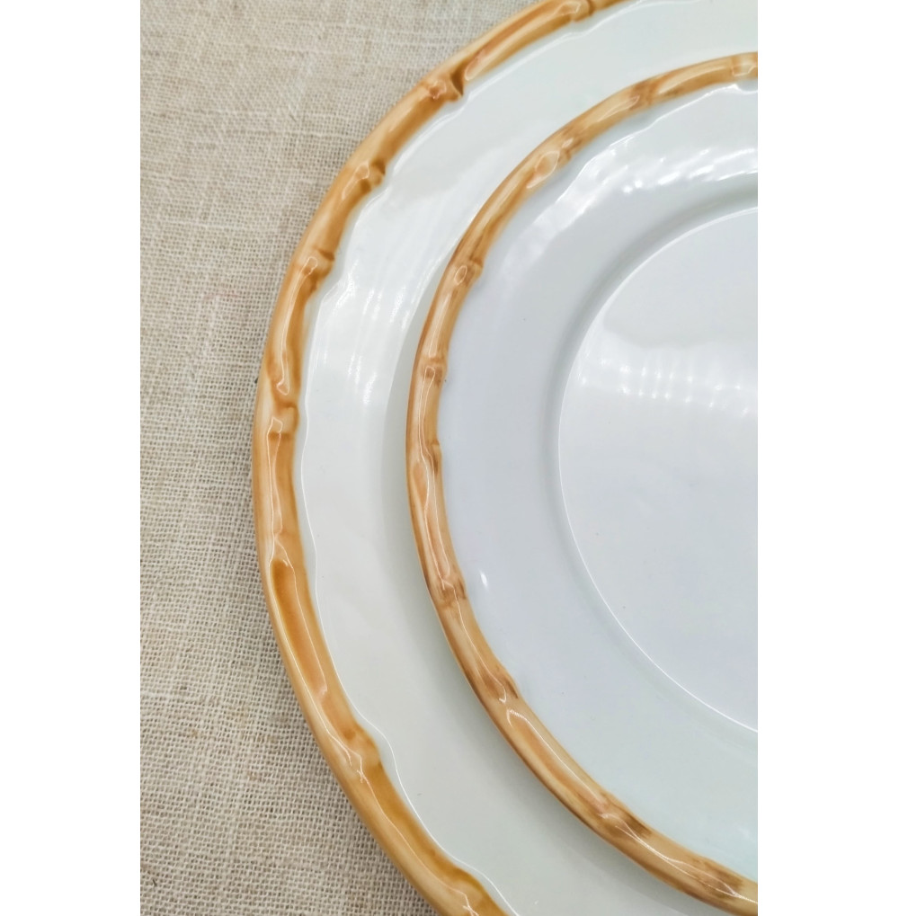 Bambú plato postre